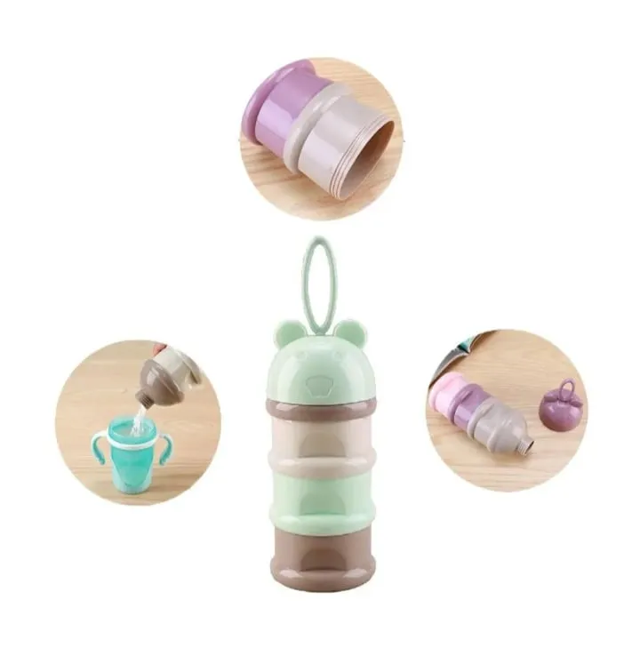 Milk Powder Container Top 3 Racks 120 ml Each