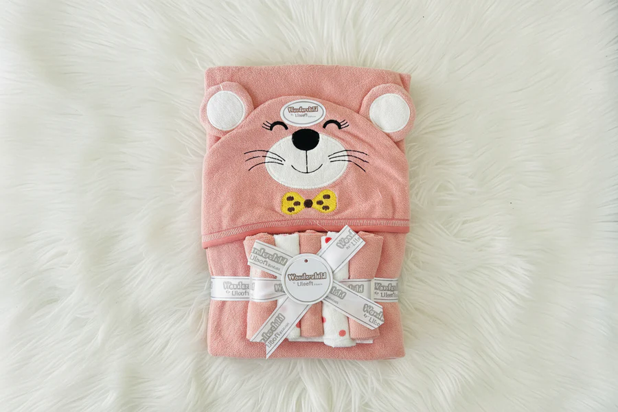 6Pc Baby Soft Bath Towel