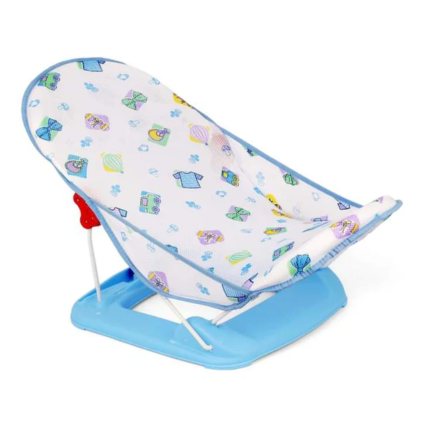 Luxurious Baby Bather | Soft & Comfortable Infant Bath Seat with Head Support .