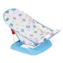 Luxurious Baby Bather | Soft & Comfortable Infant Bath Seat with Head Support .