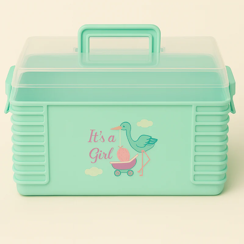 Multi-Purpose Baby Storage Accessories Box – Diaper & Essentials Holder
