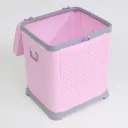 Premium Plastic Laundry Basket with Lid & Handle – Durable & Spacious