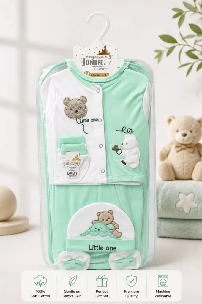 Newborn Baby Essentials Starter Set – Complete Gift Collection