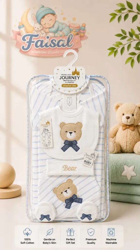 Newborn Baby Essentials Starter Set – Complete Gift Collection