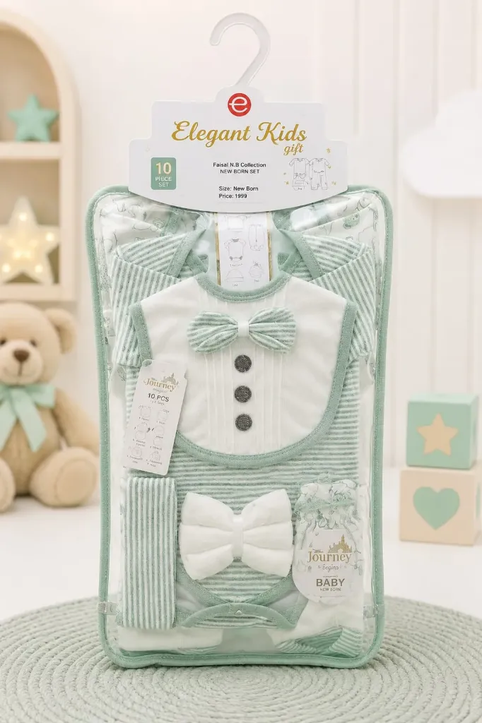 BOW STYLE NEWBORN FIRST DAY STARTER SET
