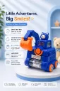 Car Style Kids BPA-Free Water Bottle with Flip Straw – 850ml