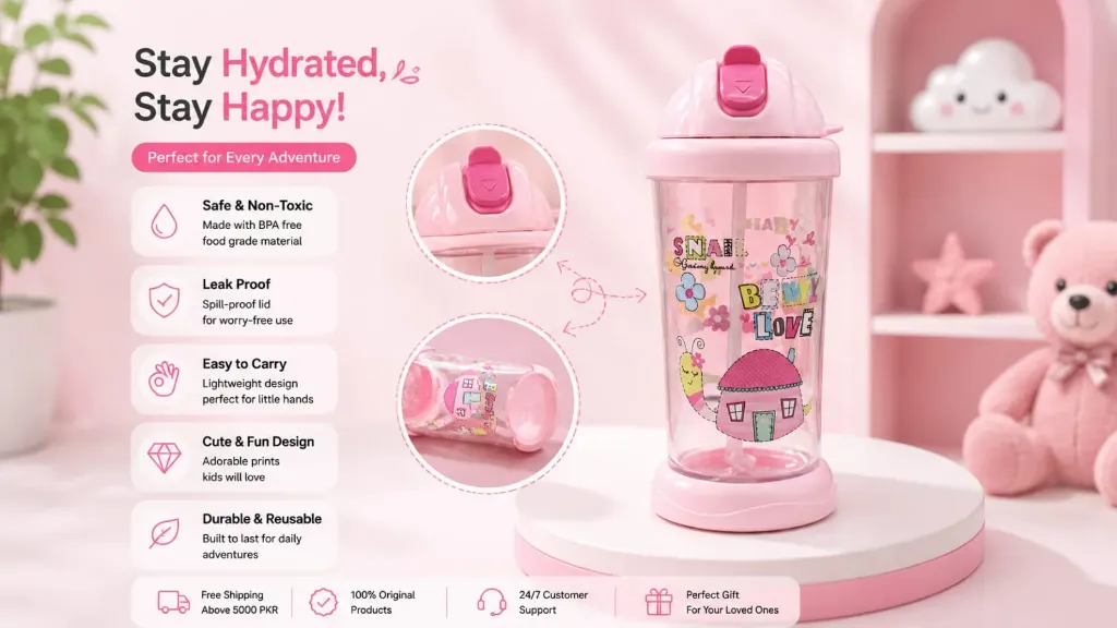 Baby Sipper Bottle – Safe, Cute & Easy to Carry