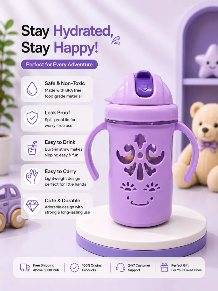 Baby Sipper Bottle – Safe, Cute & Easy to Carry
