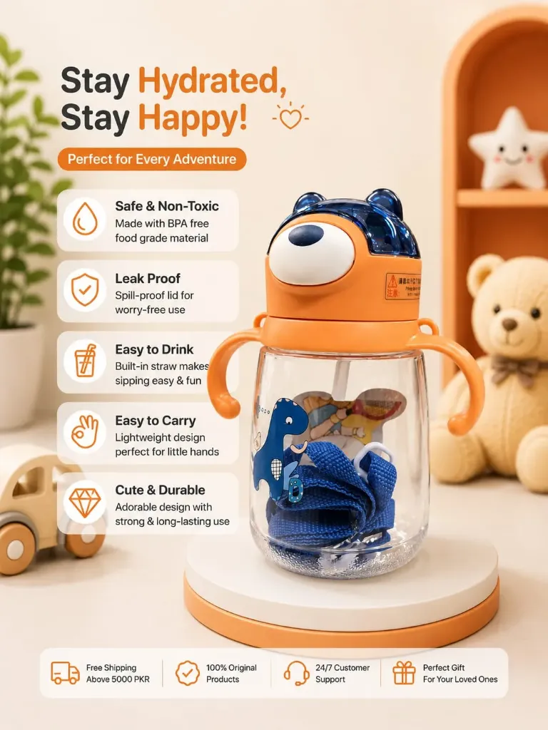 Baby Sipper Bottle – Safe, Cute & Easy to Carry