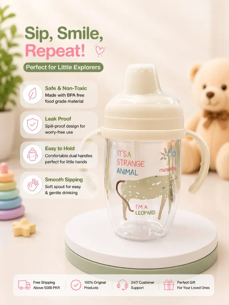 Baby Sipper Bottle – Safe, Cute & Easy to Carry