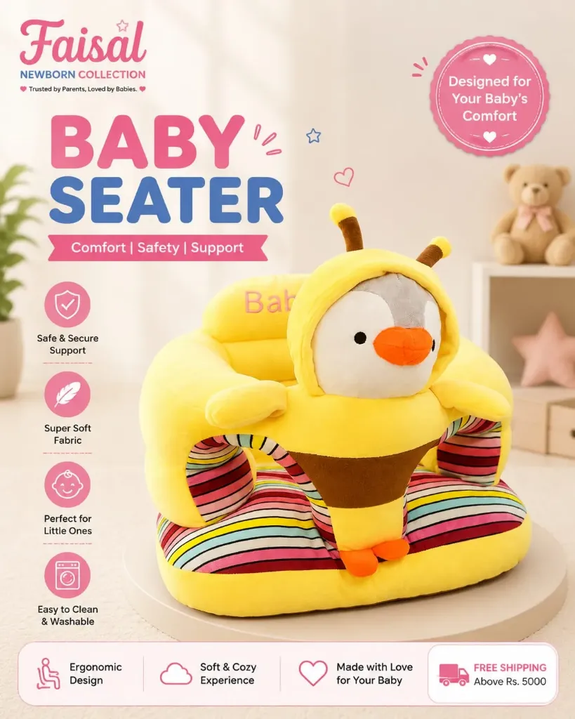 Bee Style-Soft Imported Baby Seater